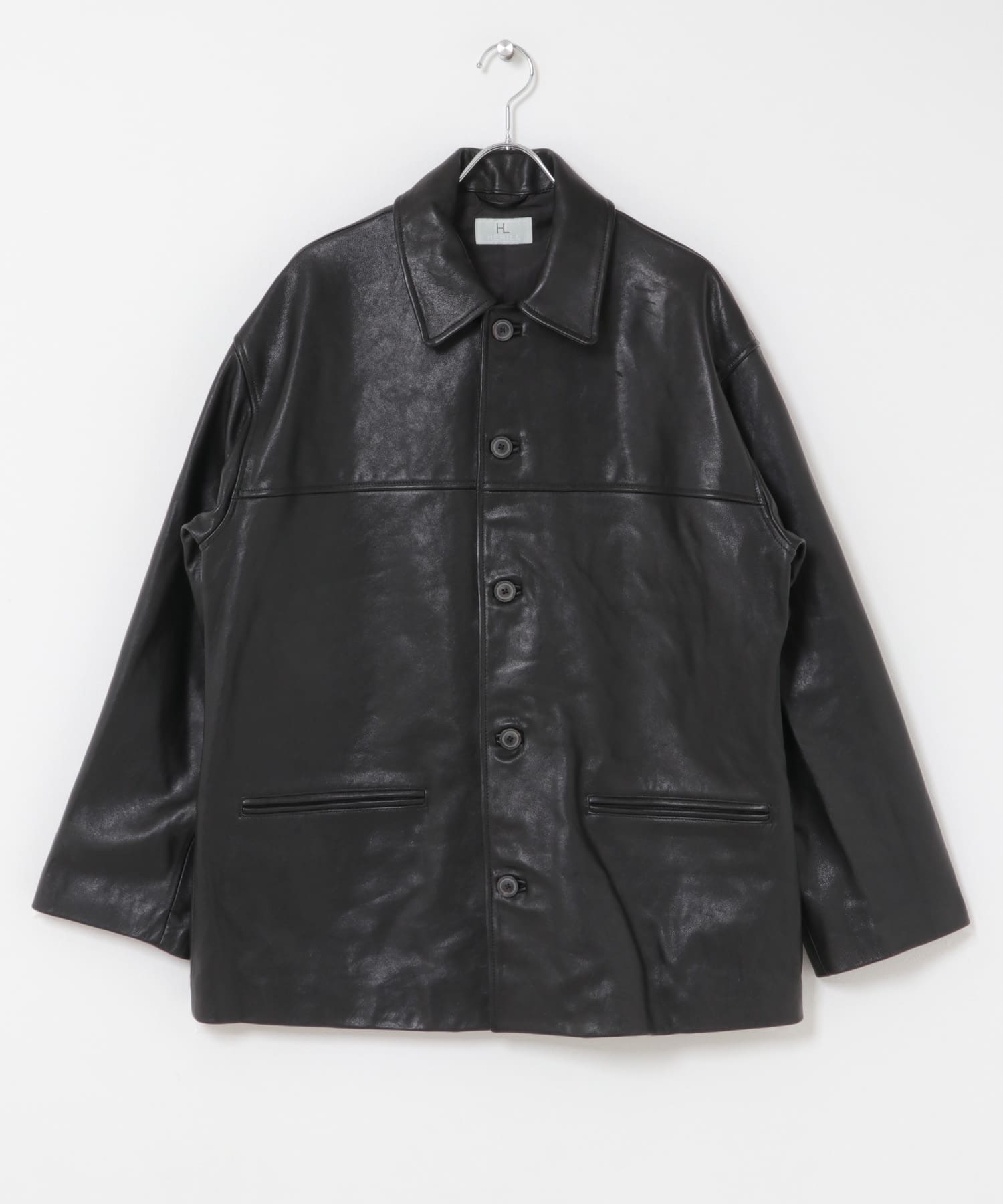 Holiday 撥水加工 ブラックプルオーバージャケット HERILL LAMBLEATHER CAR JACKET(2 BLACK): アウター｜URBAN RESEARCH