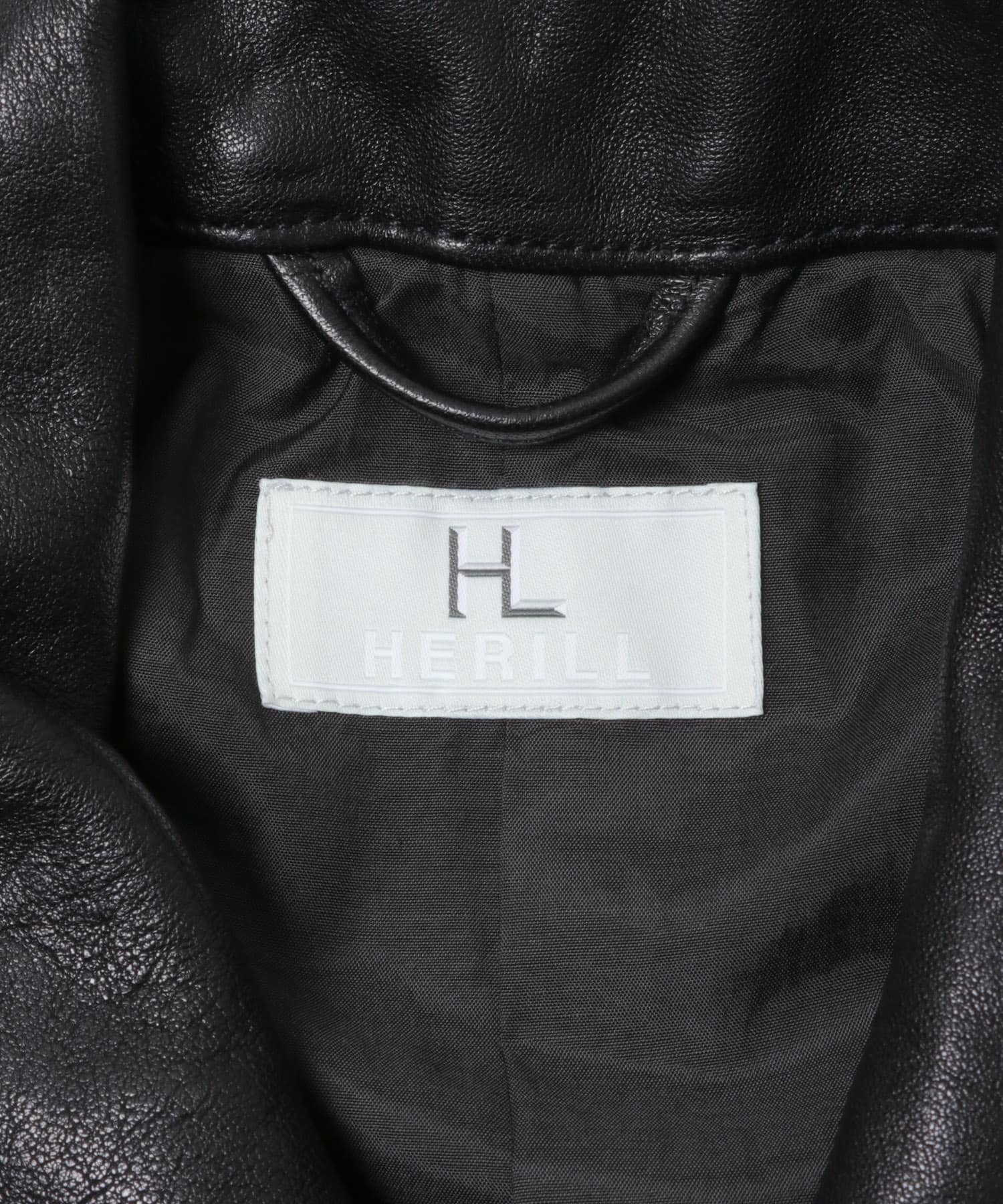 HERILL　LAMBLEATHER CAR JACKET BLACK 3