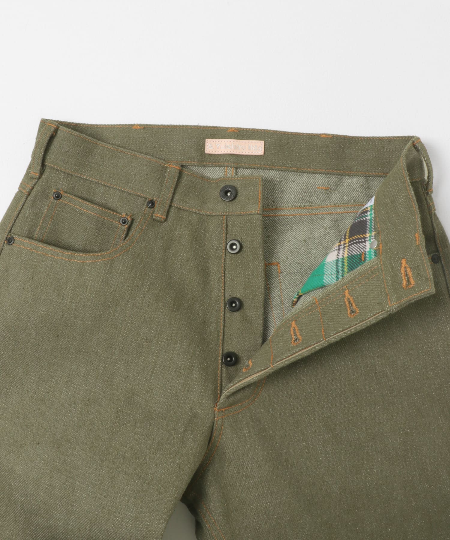 Willow Pants　Y-001 OLV-denim 0