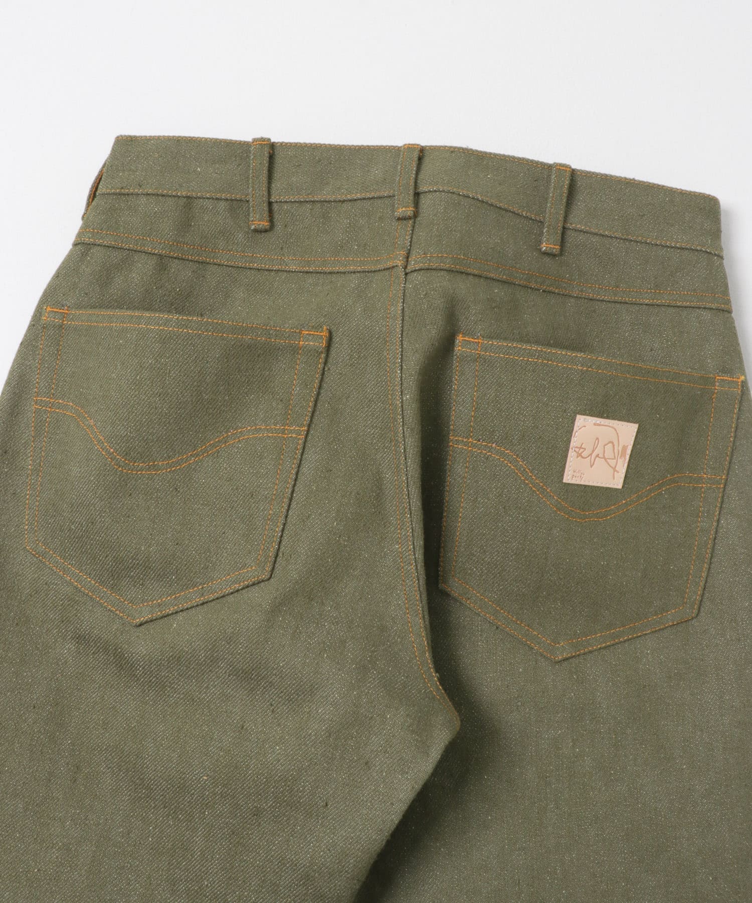 Willow Pants　Y-001 OLV-denim 0