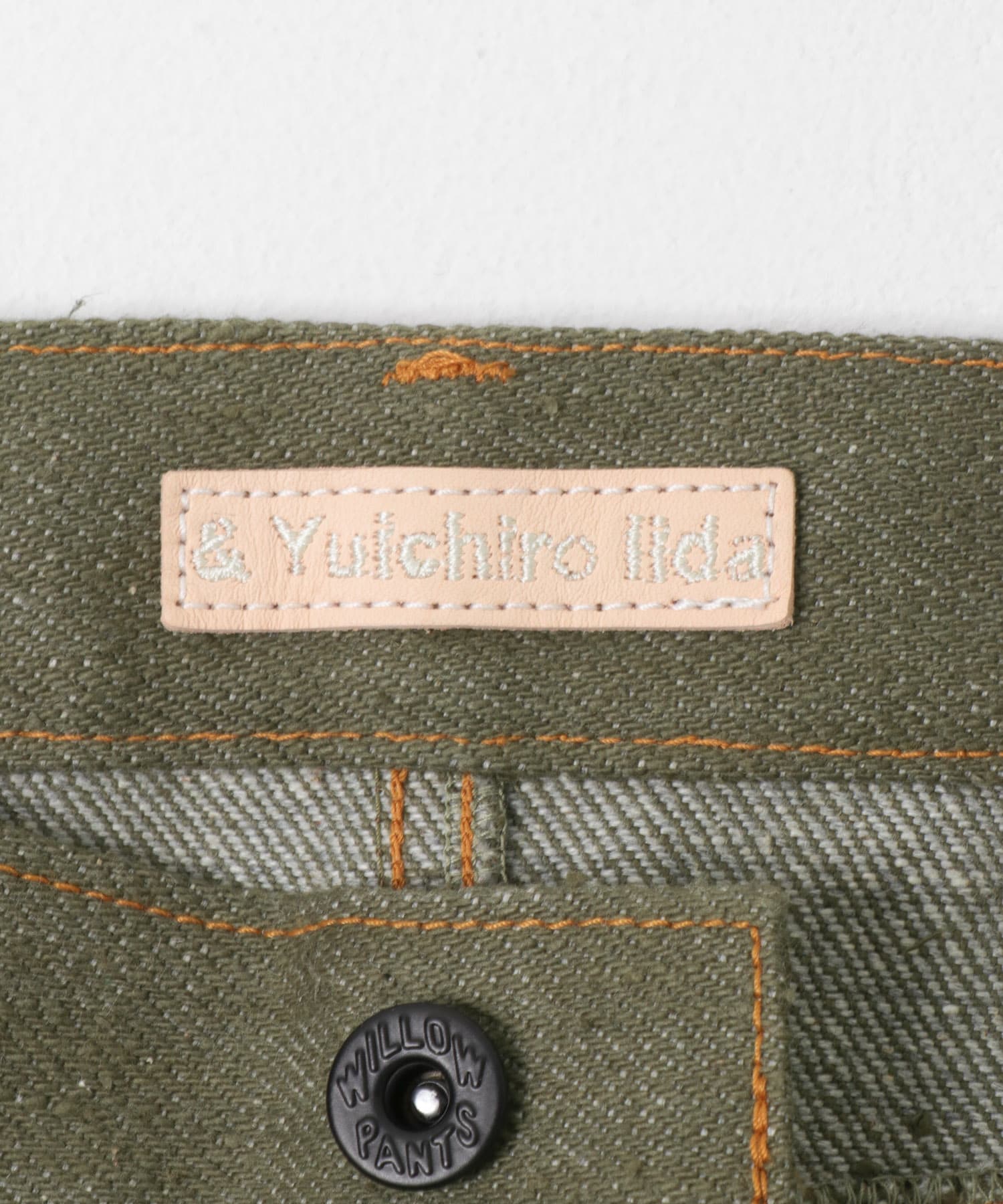 Willow Pants　Y-001 OLV-denim 0
