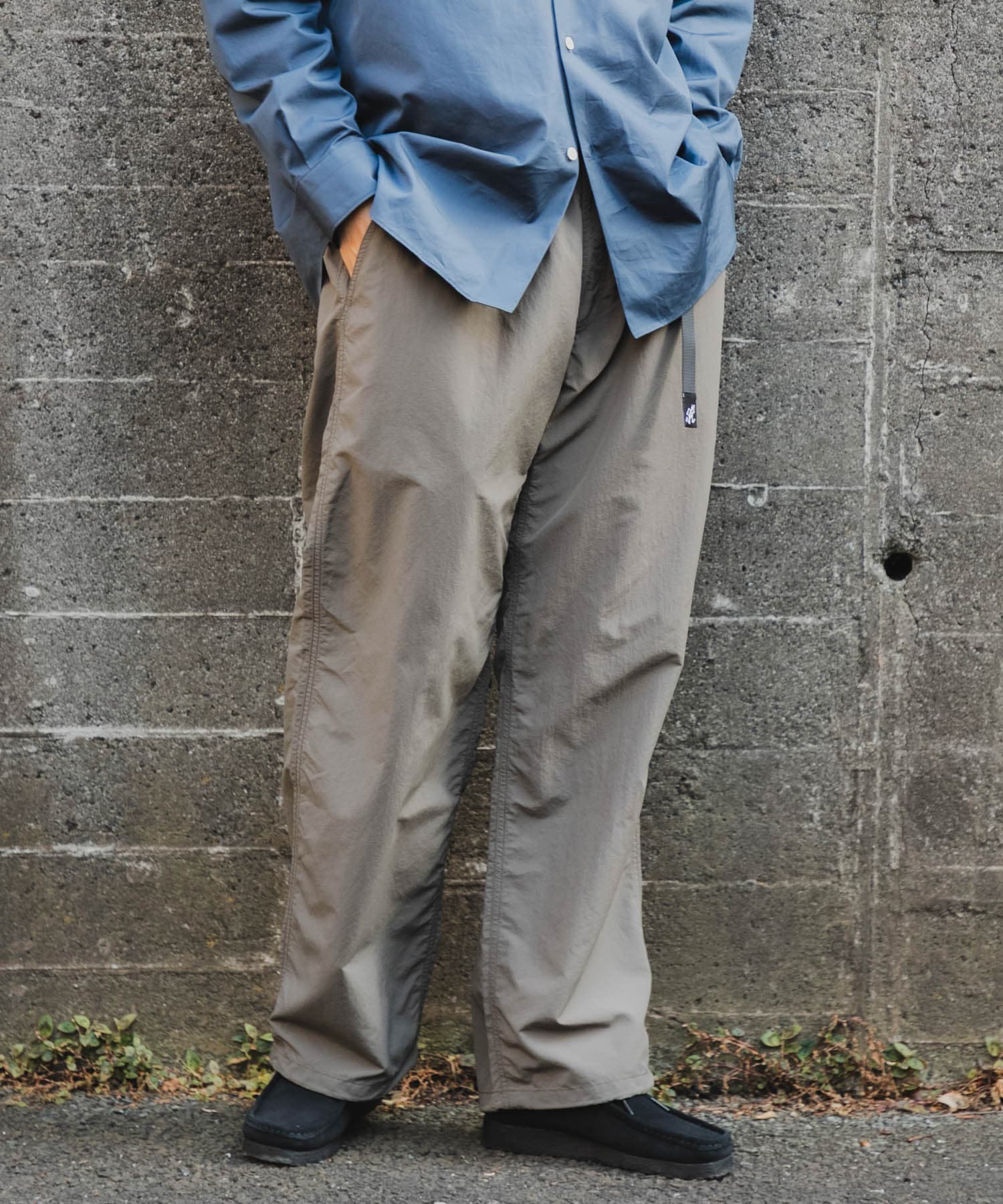 Gramicci for LOWERCASE　NYLON WIDE PANT