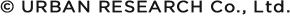 copyright URBAN RESEARCH Co., Ltd.