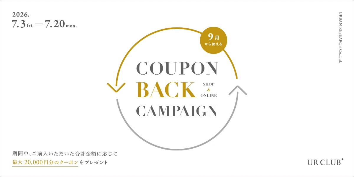UR CLUB　COUPON BACK CAMPAIGN