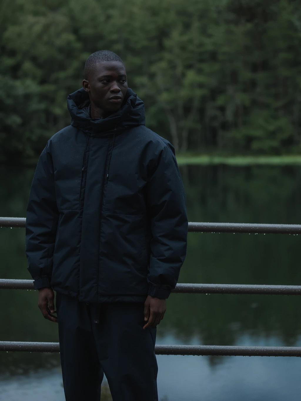 GORE-TEX WINDSTOPPER DOWN JACKET 着用イメージ(上半身)