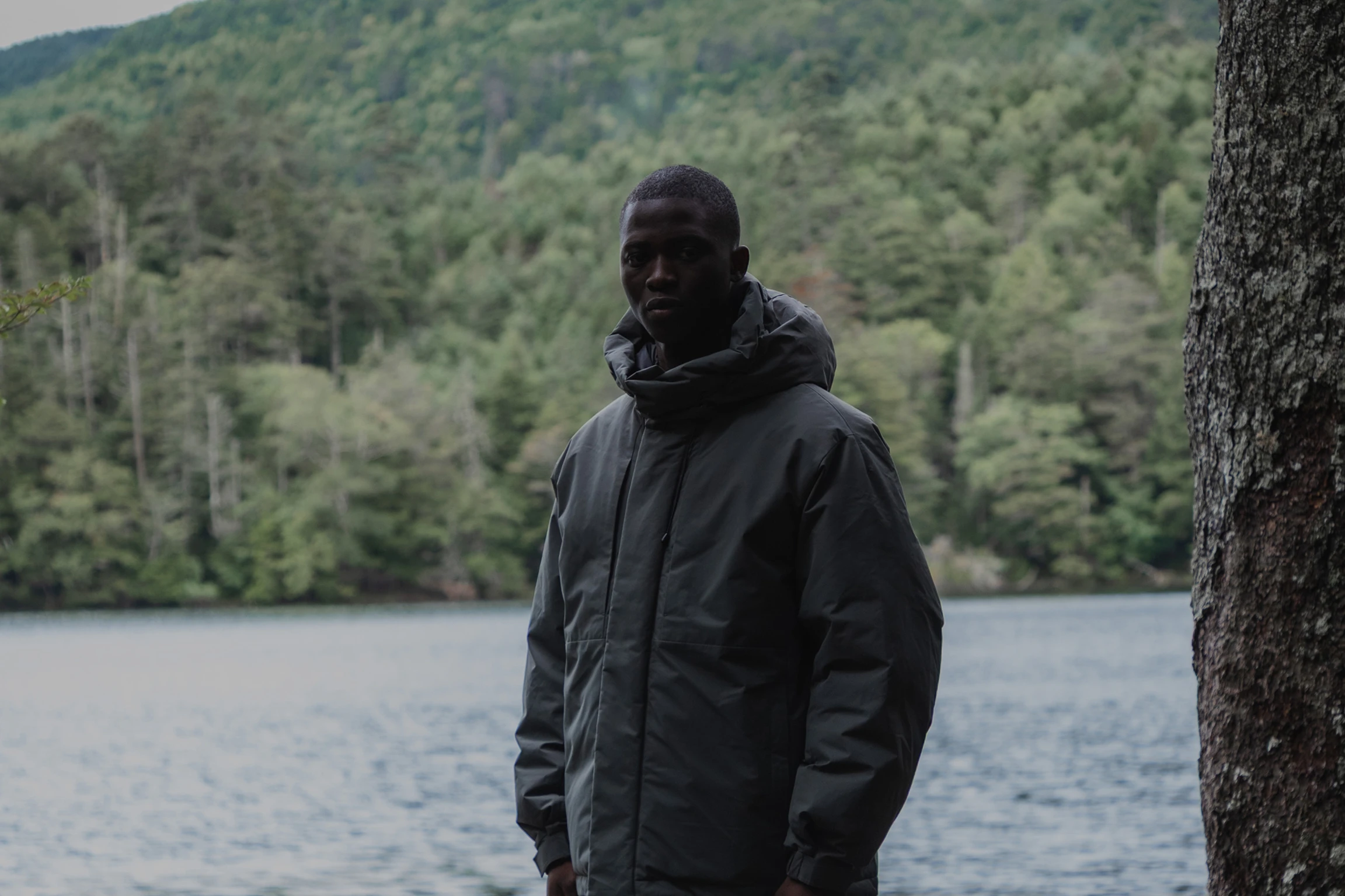 GORE-TEX WINDSTOPPER DOWN JACKET 着用イメージ(上半身)