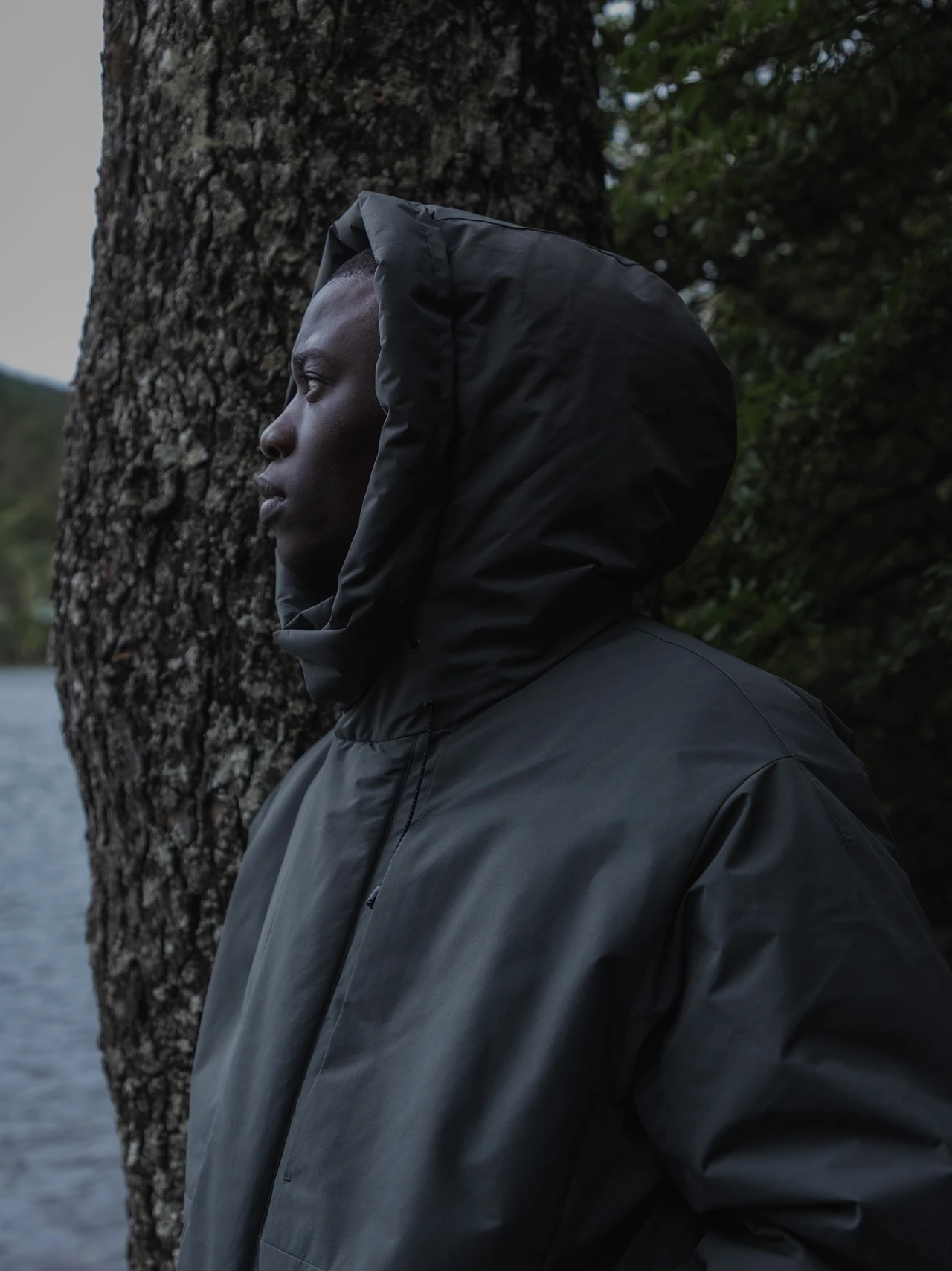 GORE-TEX WINDSTOPPER DOWN JACKET 着用イメージ(上半身)