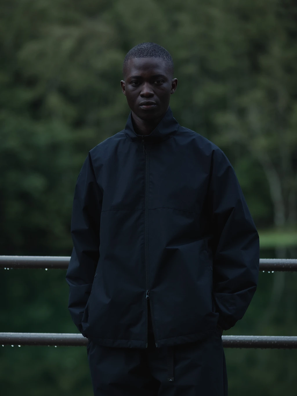 GORE-TEX WINDSTOPPER TRACK JACKET 着用イメージ(上半身)