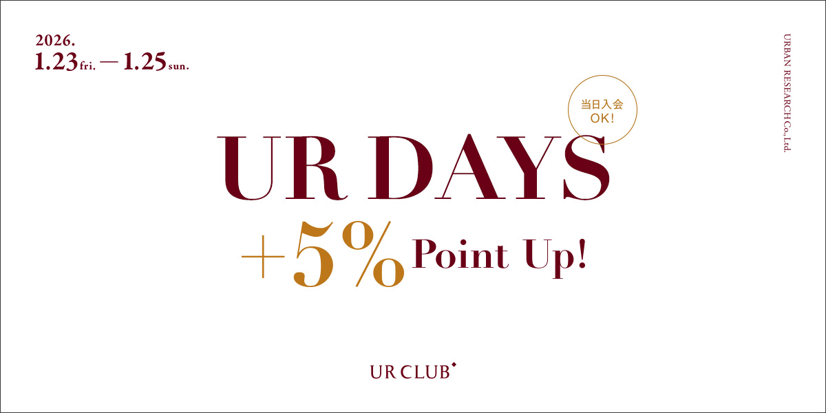 UR DAYS +5% Point UP!